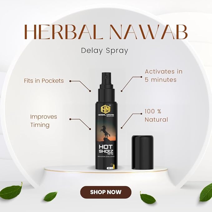 Herbal Nawab ! Ayurvedic Massage Oil & Herbal Spray Shotz Combo Pack