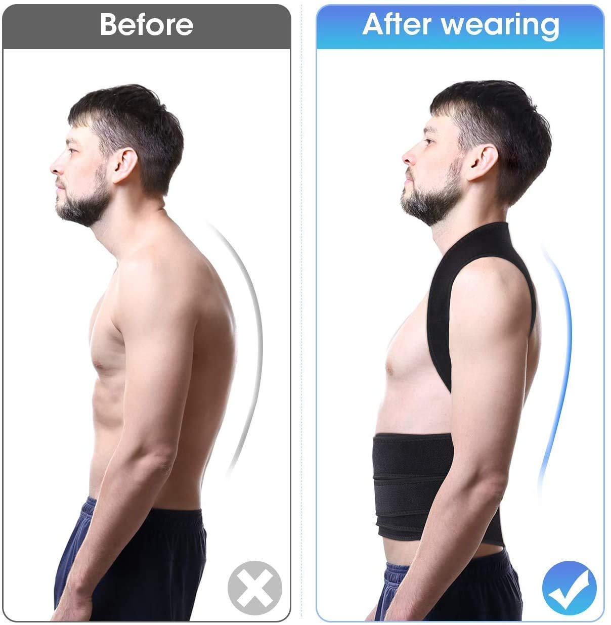 Posture Corrector Belt - Adjustable Back Postures
